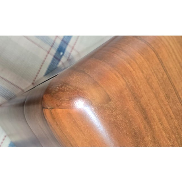 Paul Goldman Rare Art Deco Streamlined Walnut/Veneer Plywood Pedestal Desk For Sale - Image 14 of 18