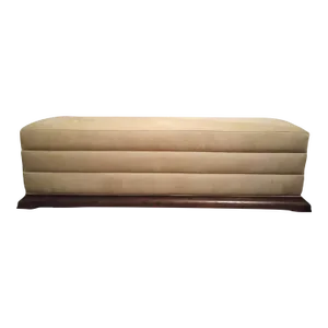 Hickory Chair Custom Zaftig Rawhide Bench
