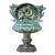Mid-20th Century Neoclassical Revival Verdigris Patinated Cast Metal Two-Piece Fountain For Sale