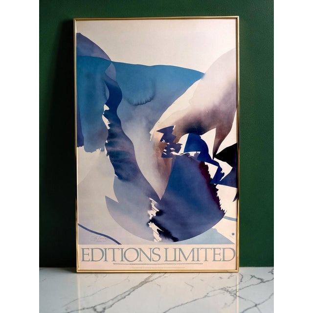1970s Vintage Peter Kitchell “Human Limits” Abstract Triptych – Set of 3 Framed Art Prints, 1985 For Sale - Image 5 of 14