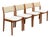 Set of Four (4) Danish Mid-Century Modern Dining Chairs in Solid Teak by D-Scan, C. 1980's For Sale
