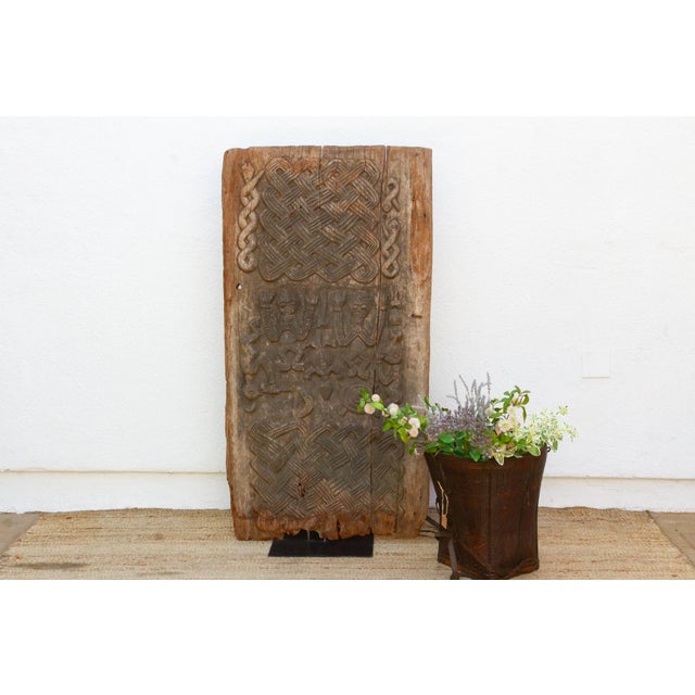 Rare Antique Nommo & Lebe Carved Door For Sale - Image 9 of 9