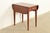 Henkel Harris Georgian Solid Cherry Wood Drop Leaf Pembroke Side Table For Sale - Image 15 of 15