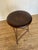 A wonderful blend of rustic French charm and industrial edge, this sturdy stool features a solid wood seat with a warm,...