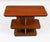 This is a superb antique Art Deco walnut coffee table, circa 1920 in date. The table top is rectangular in shape and...