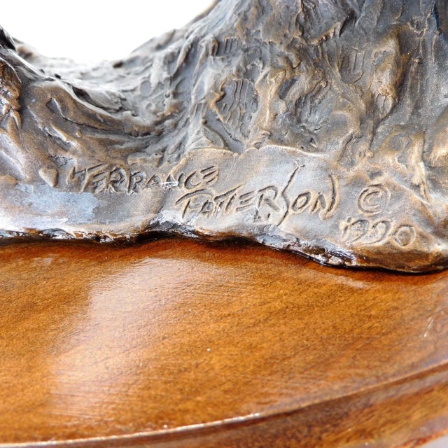 1990s "An Attitude Adjustment" Terrance Patterson Horses Sculpture For Sale - Image 11 of 12