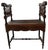 Antique Bench in Wood & Cane, 1890s For Sale