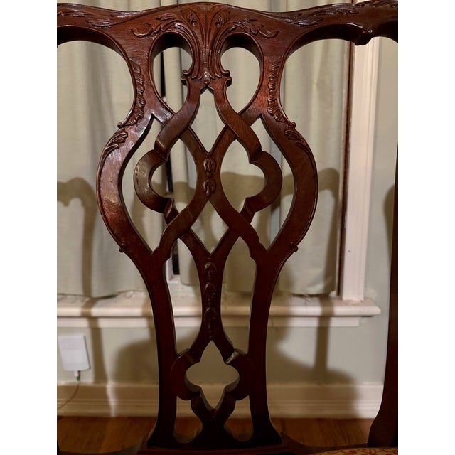 1980s 8 Elegant Baker Furniture Historic Charleston Collection Georgian Style Chairs For Sale In Dallas - Image 6 of 12