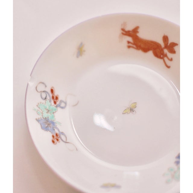 White Early 18th Century Hand Painted Limoges Dishes - a Pair For Sale - Image 8 of 9