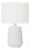 Hable by Visual Comfort Studio Hable Panola Table Lamp in Matte White Ceramic For Sale