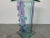 Glass 1980s Italian Postmodern Art Glass Pedestal - Side Table/ Sold For Sale - Image 7 of 12