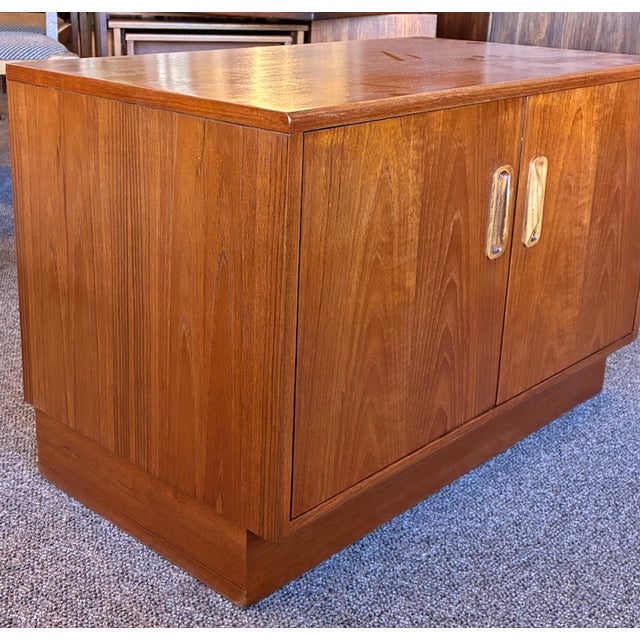 Mid-Century Modern Mid Century Modern Teak Cabinet / Cupboard With Open Interior by G-Plan Furniture, Uk c.1960 For Sale - Image 3 of 4