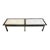 Mid-Century Black Lacquer and Terrazzo Coffee Table/Bench Attributed to Harvey Probber For Sale