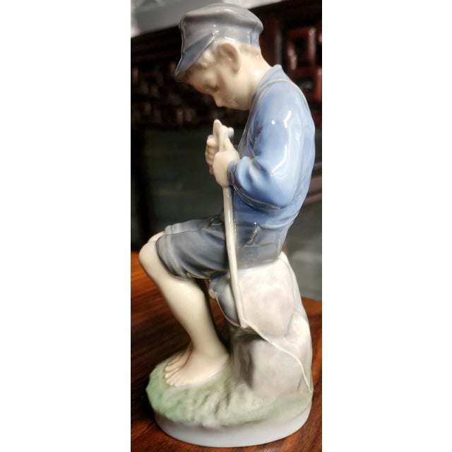 Ceramic Royal Copenhagen Danish Hand-Painted Fine Porcelain Figurine For Sale - Image 7 of 13