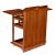Custom Made Buffet Credenza With Lighted Wine Bar and Hidden Bar Cart For Sale - Image 9 of 17