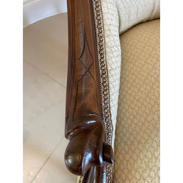 Set of Victorian Mahogany Armchairs, 1860s For Sale - Image 6 of 14