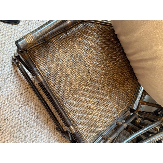 Brighton Pavilion Bamboo Dining Chairs, Vintage Set of Eight For Sale - Image 16 of 17