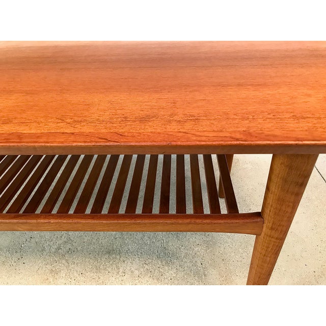 Large Mid-Century Danish Teak Coffee Table, 1960s For Sale - Image 15 of 18