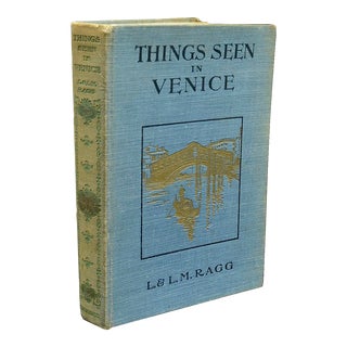 1920s Antique Guide Book Things Seen in Venice For Sale