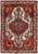 Vintage Persian Handmade Red Medallion Wool Rug For Sale - Image 11 of 11
