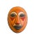 Vintage Terra Cotta Mask Wall Hanging For Sale