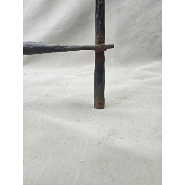 Late 20th Century Hammered Coffee Table in the Style of Giacometti For Sale - Image 10 of 13