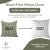 Not Yet Made - Made To Order Fabdivine Artistic Block Lotus Print Pillow Cover in Linen Blend- 24x24 For Sale - Image 5 of 5