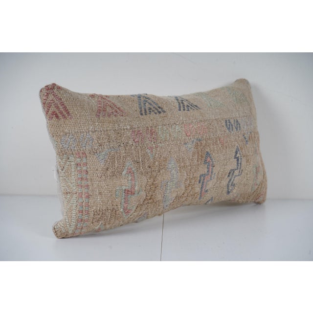 Mid-Century Modern Turkish Oushak Rug Cushion Cover For Sale - Image 3 of 4