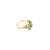 2020s Marquise Emerald & Diamond Ring .33cttw 14k Yellow Gold, Size 6.5 For Sale - Image 5 of 5