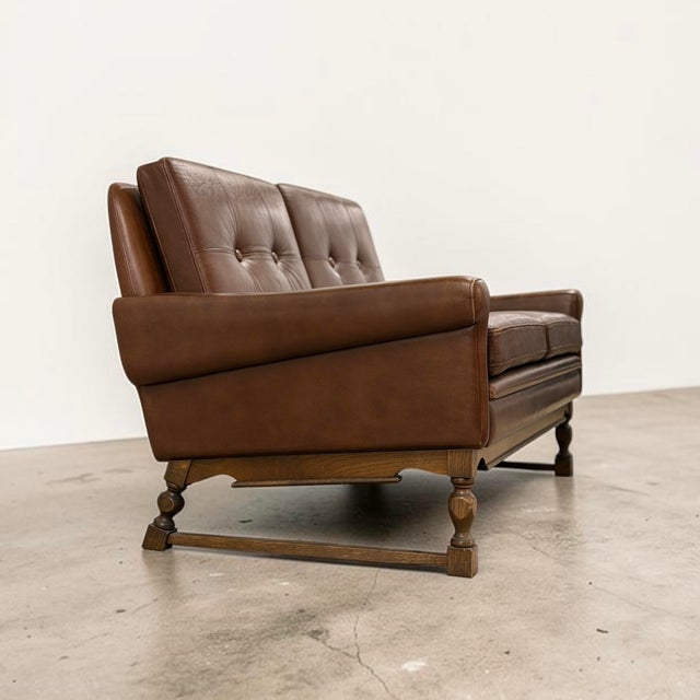 Mid-Century Modern Danish Two-Seater Lounge Sofa by Svend Skipper for Skippers Furniture, Denmark, 1960s For Sale - Image 3 of 14