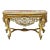 French Style Console Marble Topped For Sale