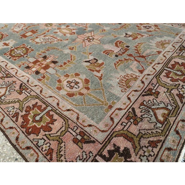 Galerie Shabab Collection Mid-20th Century Persian Malayer Accent Rug For Sale In New York - Image 6 of 7