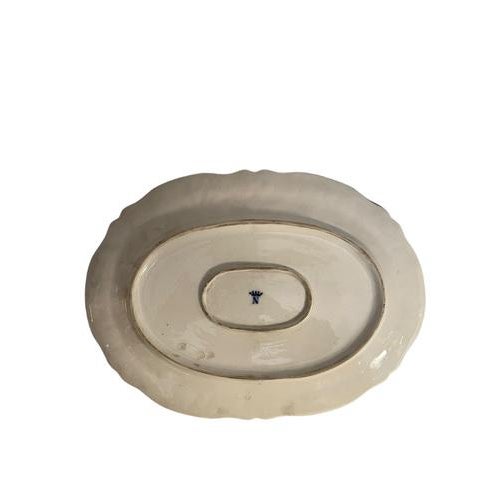 Late 19th Century Worked and Decorated Ceramic Plate from Capodimonte, 19th-20th Century For Sale - Image 5 of 6