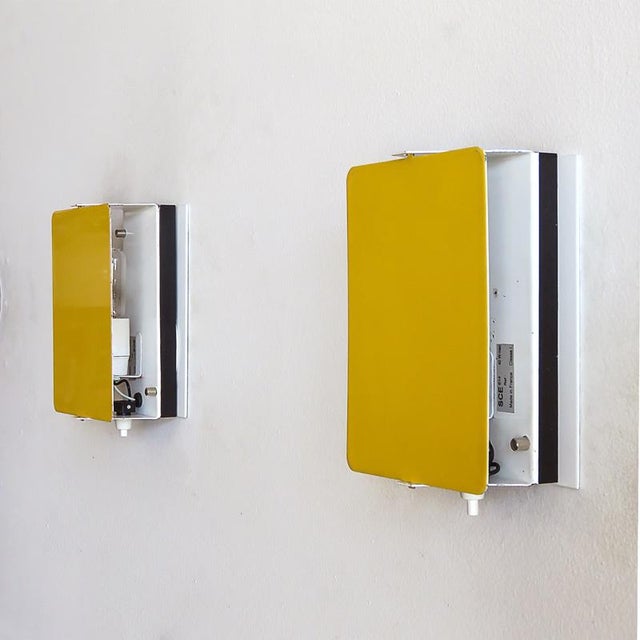 1960s Charlotte Perriand Cp-1 Wall Lights Yellow For Sale In Los Angeles - Image 6 of 10