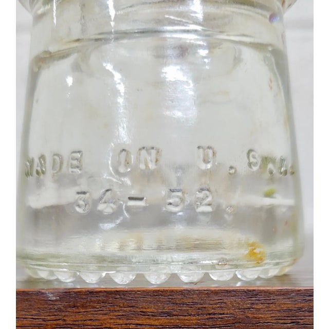 Traditional Vintage Clear Glass Hemingray-9 Insulator For Sale - Image 3 of 10