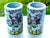 Pair of Hand‑Painted Porcelain Brush Pots – Famille Rose Floral A vibrant matching pair of cylindrical porcelain brush...