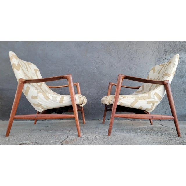 Pair Teak Danish Modern Lounge Chairs by Adopf Relling & Rolf Rastad For Sale - Image 11 of 11