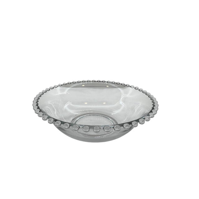 Glass Mid 20th Century Imperial Glass Candlewick Bowl For Sale - Image 7 of 10