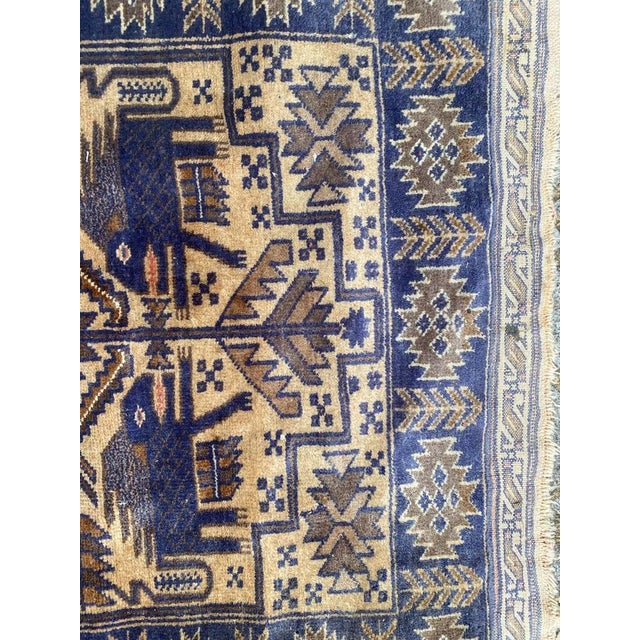 Vintage Belutch Rug, 1980s For Sale - Image 4 of 15