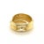 Late 20th Century H. Stern 18k Yellow Gold Triple Row Knife Edge Band Ring - Size 6 For Sale - Image 5 of 7