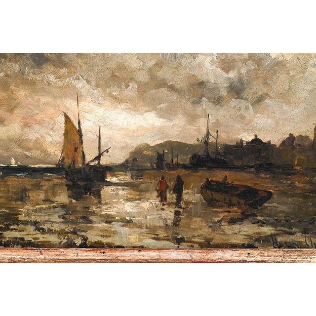 Harry "Henry" Chase (VT/NY/Active France & Holland 1853-1889). A very good Impressionist work by a well-known and sought...