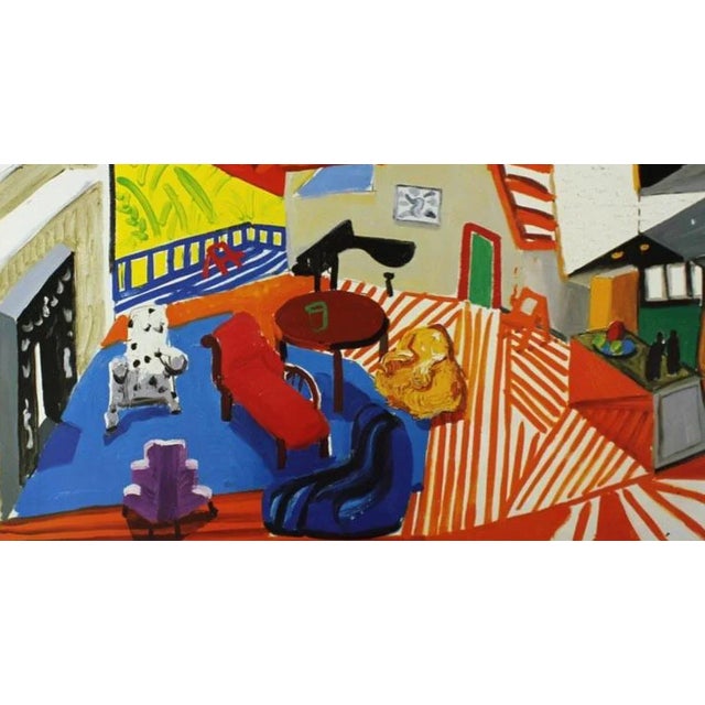 Printmaking Materials Sale! 1988 David Hockney Original Exhibition Malcolm Bradford Hall Los Angeles For Sale - Image 7 of 7