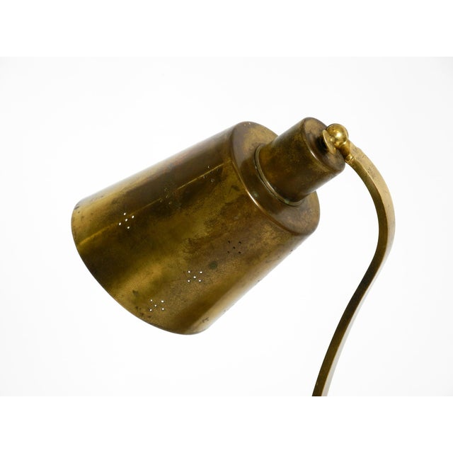 Large Mid-Century Modern Brass Table Lamp, 1950s For Sale - Image 17 of 18