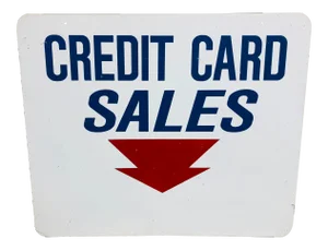 Vintage Metal Hanging Sign