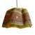Bolga Wave Vintage Tribal Basket Pendant Light For Sale - Image 4 of 5