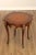 Brown European Crossroads Renaissance Revival Style Leather Top Accent Table For Sale - Image 8 of 12