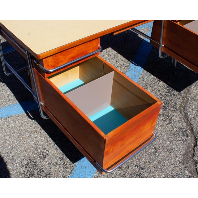 1960s 1960s “Trimline” Desk by Kem Weber for Heywood Wakefield For Sale - Image 5 of 10