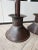 Gray American Antique Tin Candlesticks For Sale - Image 8 of 12