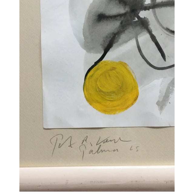Peter Keil “Abstrakt Komposition”, Titled Peter Keil Painting, Mirovian-Style, 1965, Palma For Sale - Image 4 of 6