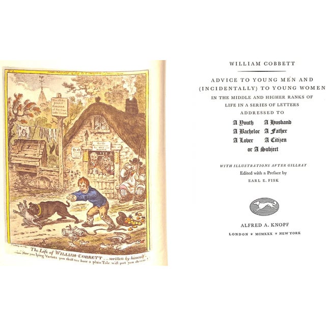 Traditional "Advice to Young Men and (Incidentally) to Young Women" 1930 Cobbett, William Cobbett For Sale - Image 3 of 8